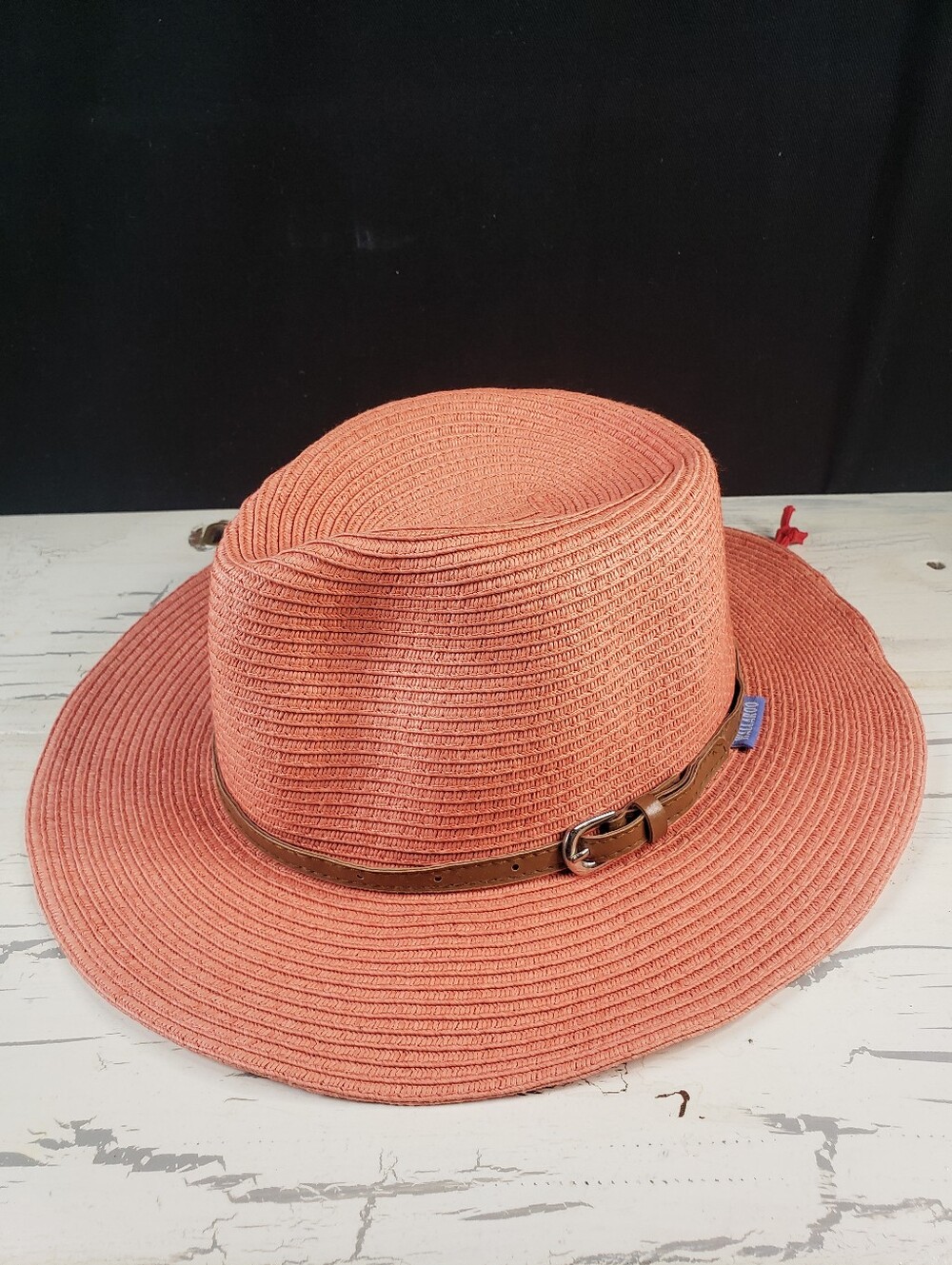 Wallaroo Fedora Style 'Naples' Coral Sun Hat - Women's OS